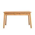 Casa si Gradina - Mobilier - Seturi de mobilier - Seturi mese si scaune - Set masa si scaune, Hanah Home, panou de particule melaminat, pin atlantic si verde, masa 120x75x77 cm, scaun 47x89 cm - Infinity.ro