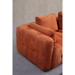 Casa si Gradina - Mobilier - Canapele si coltare - Canapele - Canapea 3 locuri, Atelier Del Sofa, lemn fag si pal, portocaliu, 290x100x65 cm - Infinity.ro