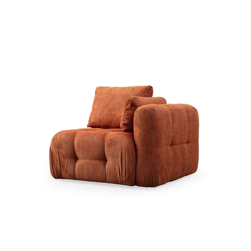 Casa si Gradina - Mobilier - Canapele si coltare - Canapele - Canapea 3 locuri, Atelier Del Sofa, lemn fag si pal, portocaliu, 290x100x65 cm - Infinity.ro