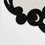 Casa si Gradina - Textile si covoare - Covoare - Covorase intrare - Covoras de intrare, Conceptum Hypnose, alb-negru, 80x150 cm, 100% poliester, antiderapant, 905ANR1390 - Infinity.ro