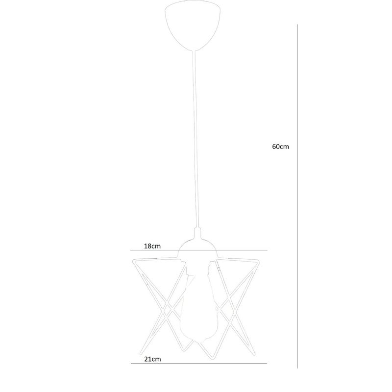 Casa si Gradina - Corpuri si surse de iluminat - Lustre si pendule - Candelabru, Opviq, metal, negru, 60 cm - Infinity.ro