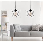 Casa si Gradina - Corpuri si surse de iluminat - Lustre si pendule - Candelabru, Opviq, metal, negru, 60 cm - Infinity.ro