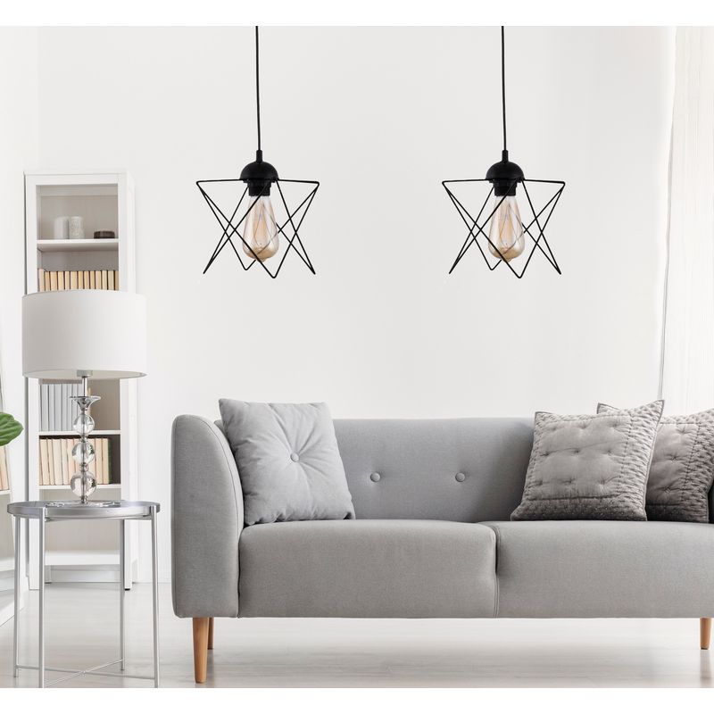 Casa si Gradina - Corpuri si surse de iluminat - Lustre si pendule - Candelabru, Opviq, metal, negru, 60 cm - Infinity.ro