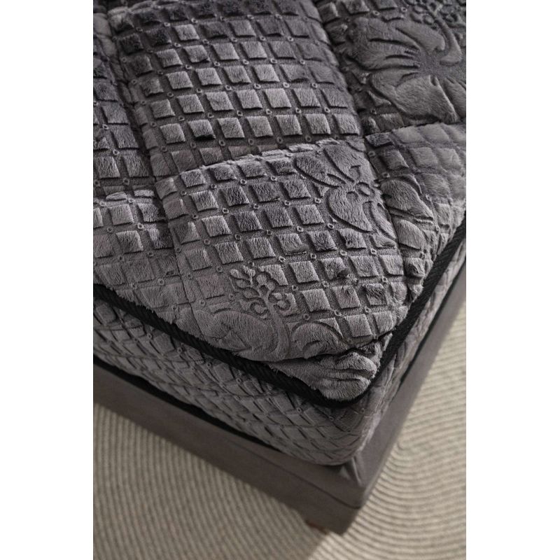 Casa si Gradina - Mobilier - Saltele si somiere - Saltele - Saltea, Hanah Home, 100% poliester, gri inchis, 140x200 cm, 771MND1510 - Infinity.ro