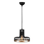 Casa si Gradina - Corpuri si surse de iluminat - Lustre si pendule - Lustra, Opviq, metal, negru si cupru, diametru 20 cm, inaltime reglabila - Infinity.ro