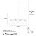 Casa si Gradina - Corpuri si surse de iluminat - Lustre si pendule - Candelabru, Opviq, metal, vintage, 70x15x43-87 cm - Infinity.ro