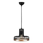 Casa si Gradina - Corpuri si surse de iluminat - Lustre si pendule - Lustra, Opviq, metal, negru si cupru, diametru 20 cm, inaltime reglabila - Infinity.ro
