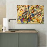 Casa si Gradina - Decoratiuni - Tablouri - Tablou canvas decorativ, Wallxpert, piele de caprioara, multicolor, 70x100 cm, artist Kandinsky - Infinity.ro