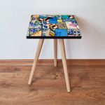 Casa si Gradina - Mobilier - Mese si birouri - Masute de cafea - Masuta laterala, Hanah Home, mdf, multicolor, 35x35x42 cm, 481LNA1851 - Infinity.ro