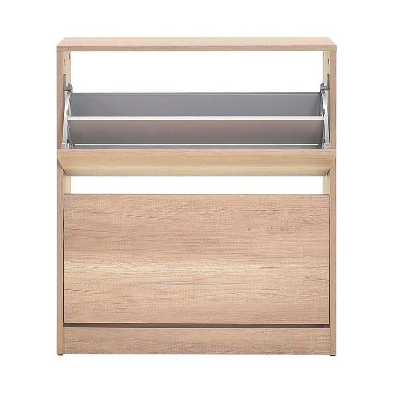 Casa si Gradina - Mobilier - Organizare si depozitare - Organizator incaltaminte - Dulap pentru pantofi, Hanah Home, pal melaminat, nuc deschis, 73x26x84 cm - Infinity.ro