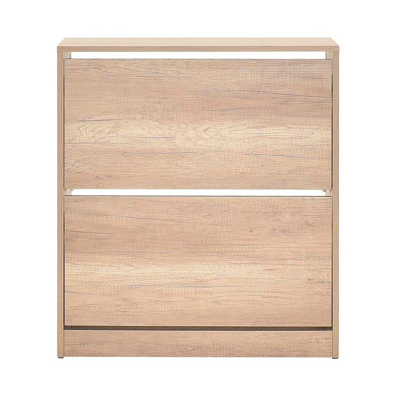 Casa si Gradina - Mobilier - Organizare si depozitare - Organizator incaltaminte - Dulap pentru pantofi, Hanah Home, pal melaminat, nuc deschis, 73x26x84 cm - Infinity.ro