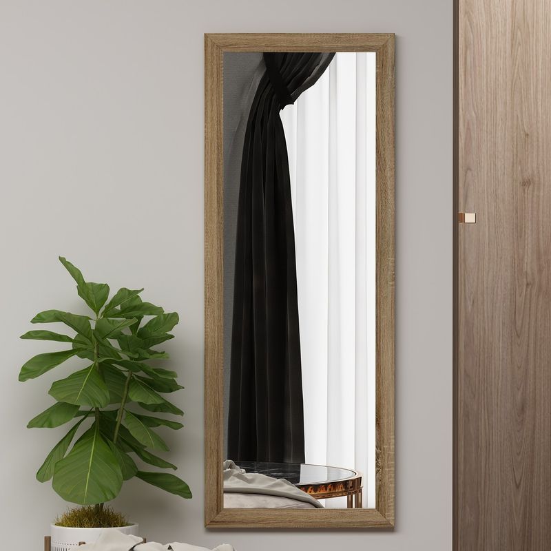 Casa si Gradina - Decoratiuni - Oglinzi - Oglinda, Hanah Home, mdf, natural, 40x105x2 cm - Infinity.ro