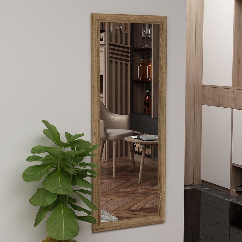 Casa si Gradina - Decoratiuni - Oglinzi - Oglinda, Hanah Home, mdf, natural, 40x105x2 cm - Infinity.ro