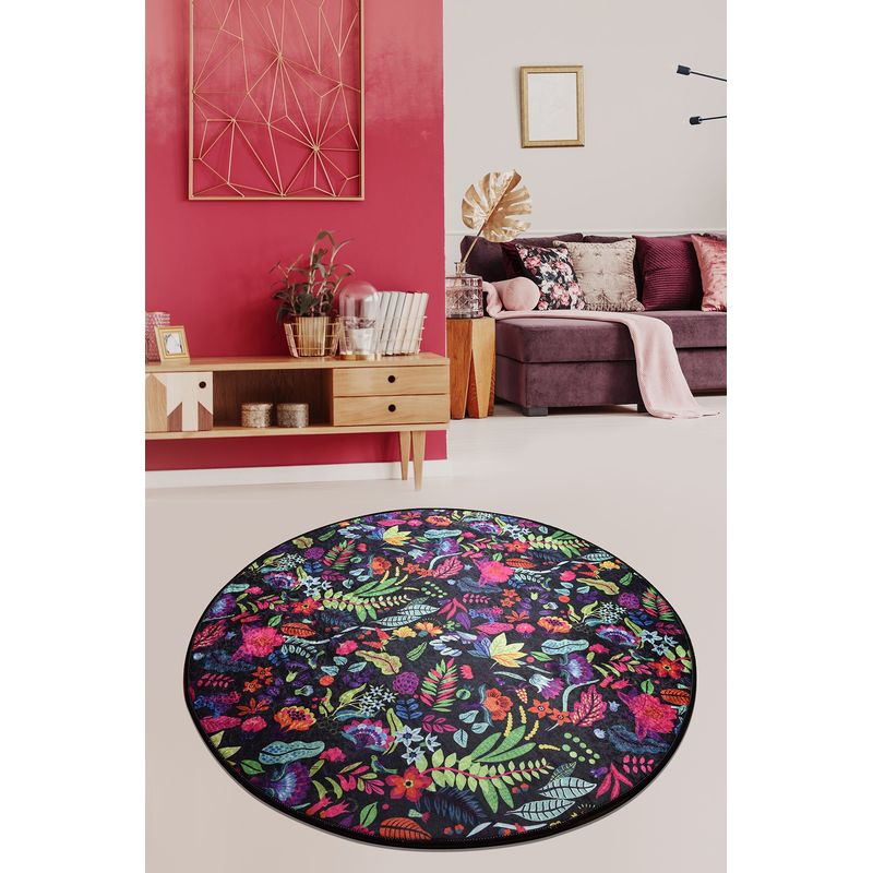 Casa si Gradina - Textile si covoare - Covoare - Covoare casa - Covor, Conceptum Hypnose, multicolor, 100 cm, 100% poliester, antiderapant, 882CHL3214 - Infinity.ro
