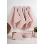 Market - Curatenie si intretinere casa - Produse bucatarie - Lavete si bureti - Set prosoape de bucatarie, Hermia, roz deschis, 43x76 cm, 90% bumbac, 10% poliester, 10 bucati - Infinity.ro