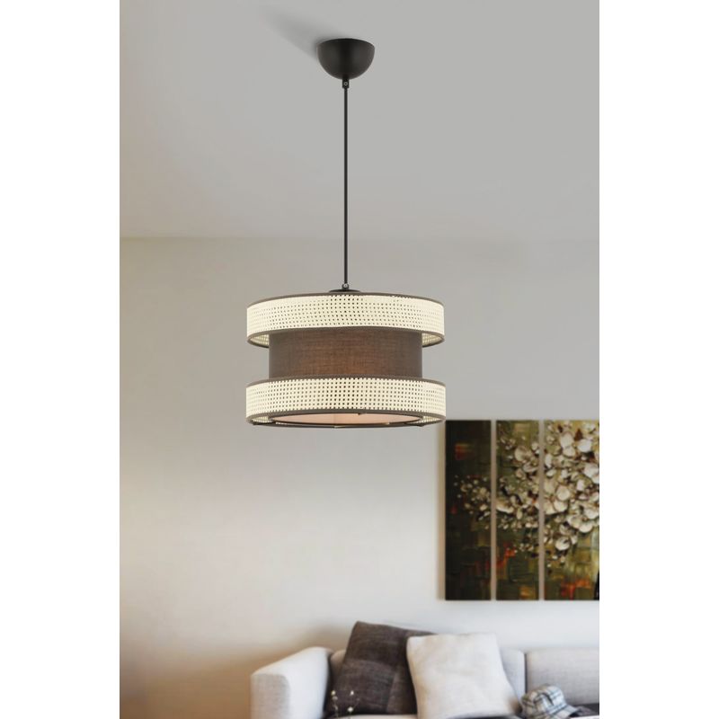 Casa si Gradina - Corpuri si surse de iluminat - Lustre si pendule - Candelabru, Opviq, metal, alb si antracit, 40x40x65 cm - Infinity.ro