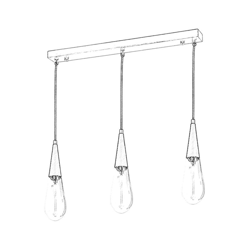 Casa si Gradina - Corpuri si surse de iluminat - Lustre si pendule - Candelabru, Opviq, metal, antichizat, 90 cm, 65x10 cm - Infinity.ro