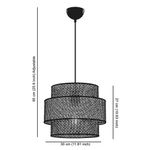 Casa si Gradina - Corpuri si surse de iluminat - Lustre si pendule - Candelabru, Opviq, metal, alb si antracit, 30x30x65 cm - Infinity.ro