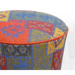 Casa si Gradina - Mobilier - Scaune si fotolii - Tabureti - Taburet, Hanah Home, 100% poliester, multicolor, 42x42x42 cm - Infinity.ro