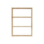 Casa si Gradina - Mobilier - Biblioteci si rafturi - Etajere - Etajera de perete, Hanah Home, panou de particule melaminat, pin atlantic, 43.2x9x60 cm - Infinity.ro