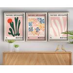 Casa si Gradina - Decoratiuni - Tablouri - Tablou decorativ cu rama, Wallxpert, mdf, multicolor, 38x53 cm, set 3 piese, 122RMF1136 - Infinity.ro