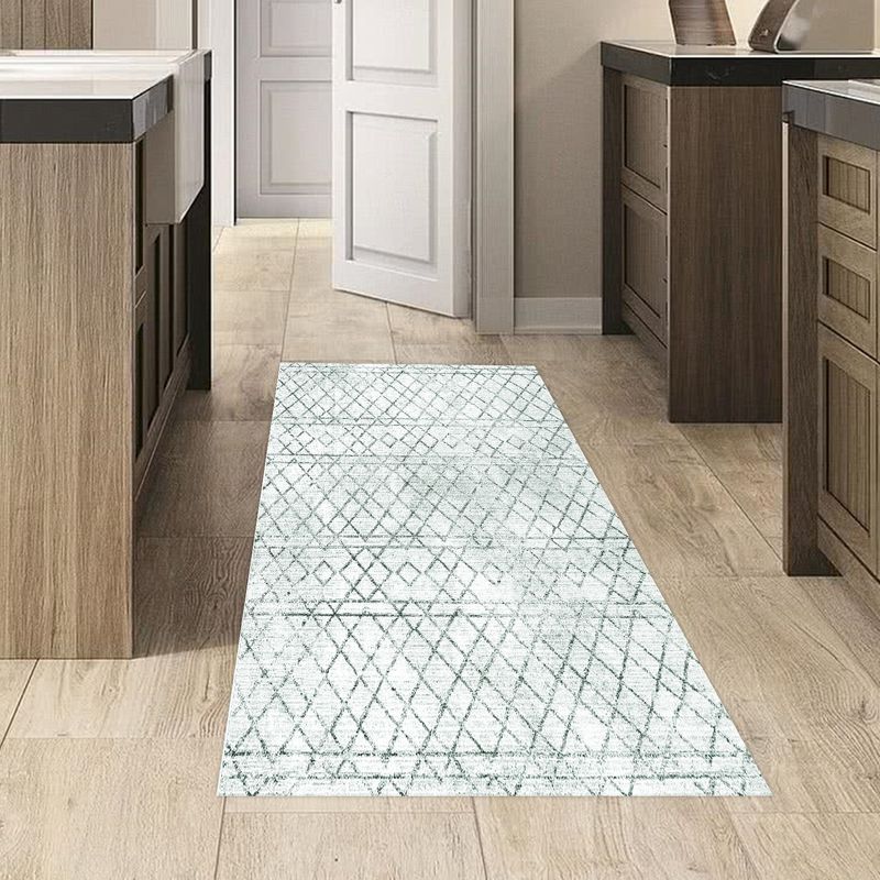 Casa si Gradina - Textile si covoare - Covoare - Covorase intrare - Covoras de intrare, Conceptum Hypnose, verde, 80x200 cm, 100% poliester, antiderapant, lavabil la masina - Infinity.ro