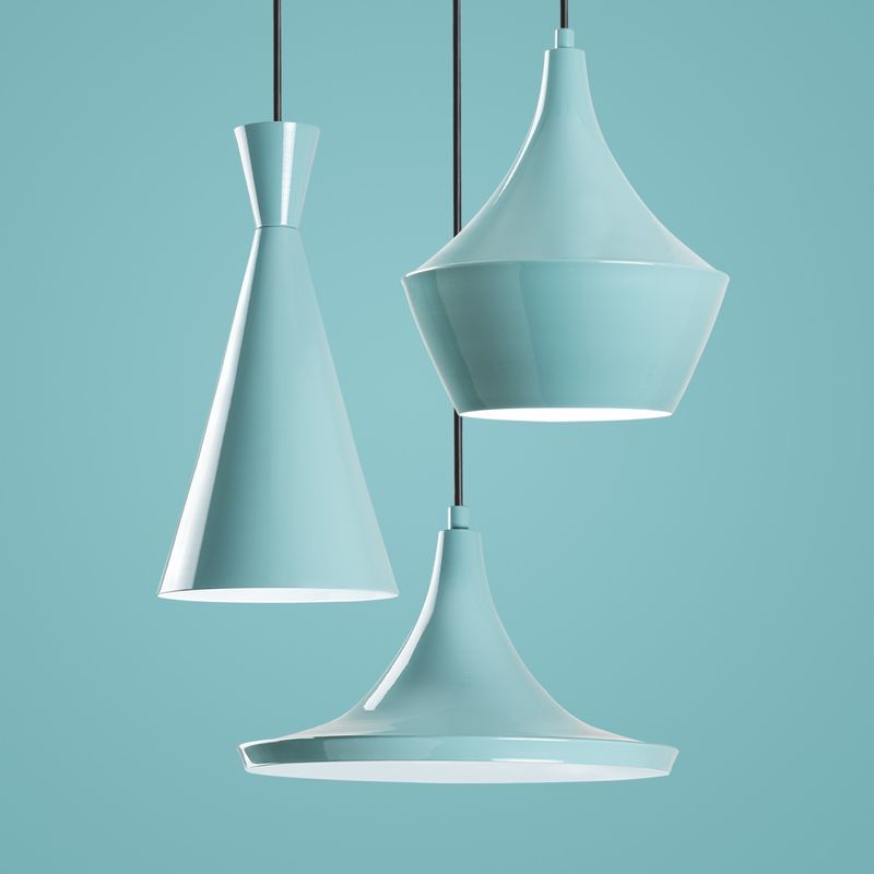 Casa si Gradina - Corpuri si surse de iluminat - Lustre si pendule - Candelabru, Opviq, metal, turcoaz, diametru 45 cm, inaltime reglabila, 892OPV2095 - Infinity.ro