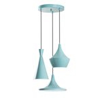 Casa si Gradina - Corpuri si surse de iluminat - Lustre si pendule - Candelabru, Opviq, metal, turcoaz, diametru 45 cm, inaltime reglabila, 892OPV2095 - Infinity.ro