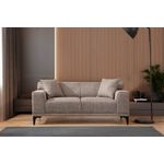 Casa si Gradina - Mobilier - Canapele si coltare - Canapele - Canapea 2 locuri, Hanah Home, lemn fag si pal, fawn, 165x87x86 cm - Infinity.ro