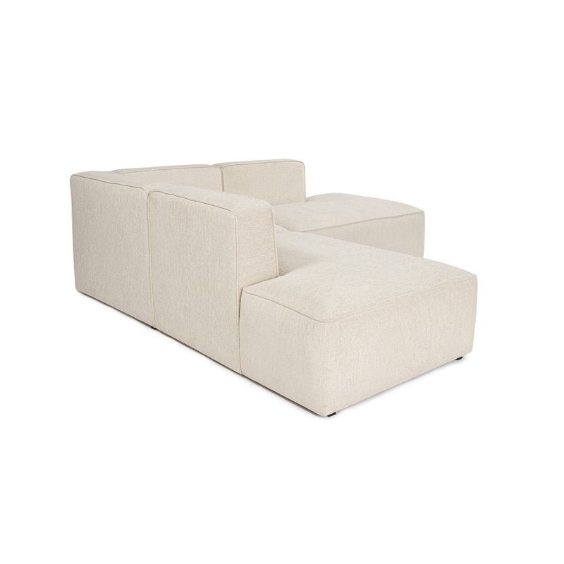 Casa si Gradina - Mobilier - Canapele si coltare - Coltare - Coltar, Hanah Home, material textil, crem, 210x90x69 cm - Infinity.ro
