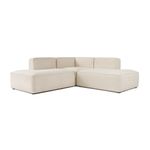 Casa si Gradina - Mobilier - Canapele si coltare - Coltare - Coltar, Hanah Home, material textil, crem, 210x90x69 cm - Infinity.ro