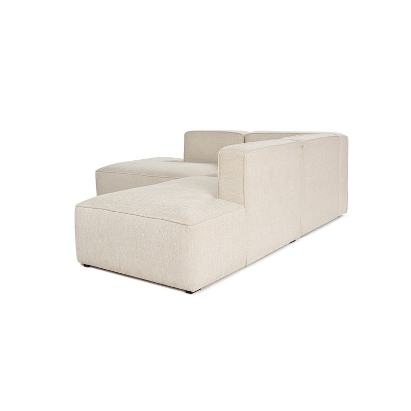 Casa si Gradina - Mobilier - Canapele si coltare - Coltare - Coltar, Hanah Home, material textil, crem, 210x90x69 cm - Infinity.ro