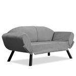 Casa si Gradina - Mobilier - Canapele si coltare - Canapele - Canapea extensibila, Hanah Home, metal, gri, 177x87x75 cm - Infinity.ro