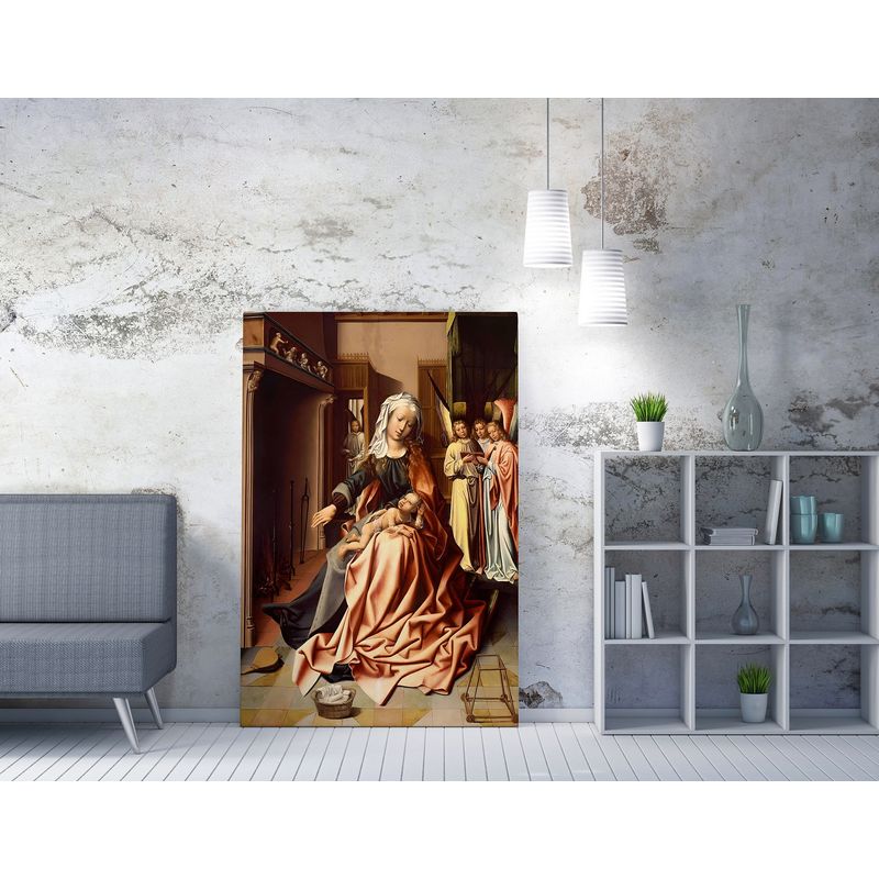 Casa si Gradina - Decoratiuni - Tablouri - Tablou canvas decorativ, Wallxpert, multicolor, 50x70 cm, bumbac si poliester, rama din lemn - Infinity.ro
