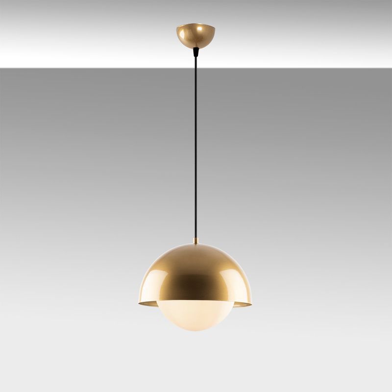 Casa si Gradina - Corpuri si surse de iluminat - Lustre si pendule - Lustra, Opviq, metal, auriu, 30x30x108 cm - Infinity.ro