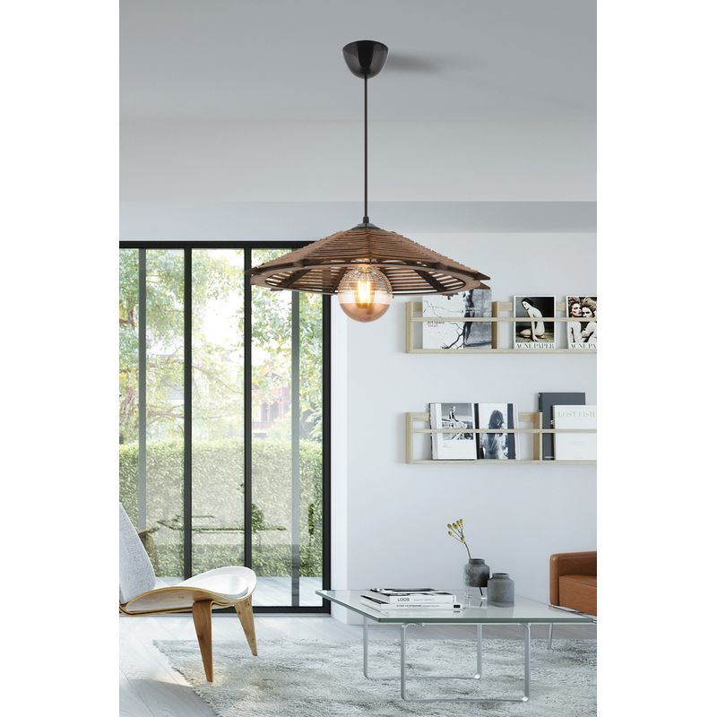 Casa si Gradina - Corpuri si surse de iluminat - Lustre si pendule - Candelabru, Opviq, lemn, antichizat, 40x40x55 cm - Infinity.ro