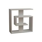Casa si Gradina - Mobilier - Mese si birouri - Mese living - Masuta laterala, Hanah Home, pal melaminat, alb, 55x20x57 cm - Infinity.ro