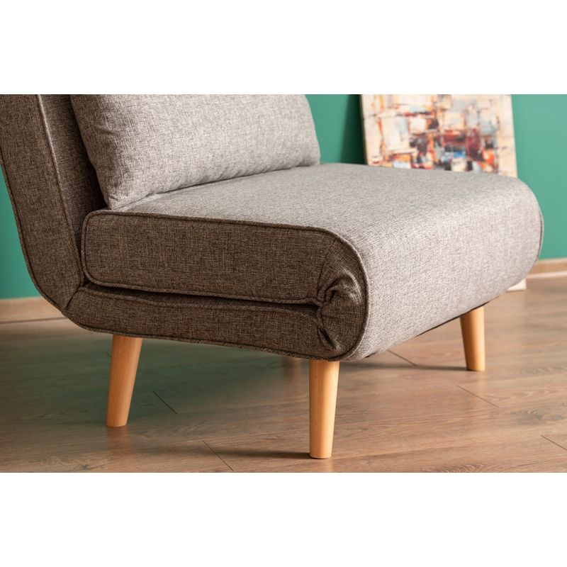 Casa si Gradina - Mobilier - Canapele si coltare - Canapele - Canapea extensibila, Hanah Home, metal, gri deschis, 180x80 cm - Infinity.ro