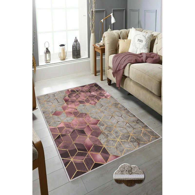 Casa si Gradina - Textile si covoare - Covoare - Covoare casa - Covor, Conceptum Hypnose, multicolor, 120x180 cm, 100% poliester, antiderapant, 478HFT1202 - Infinity.ro