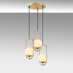 Casa si Gradina - Corpuri si surse de iluminat - Lustre si pendule - Candelabru, Opviq, metal, auriu, 55x55x185 cm - Infinity.ro