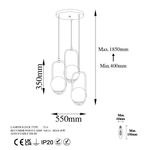 Casa si Gradina - Corpuri si surse de iluminat - Lustre si pendule - Candelabru, Opviq, metal, auriu, 55x55x185 cm - Infinity.ro