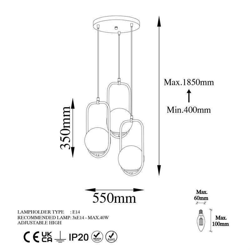 Casa si Gradina - Corpuri si surse de iluminat - Lustre si pendule - Candelabru, Opviq, metal, auriu, 55x55x185 cm - Infinity.ro