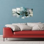Casa si Gradina - Decoratiuni - Tablouri - Tablou decorativ, Wallxpert, mdf, multicolor, 110x60 cm, 5 piese - Infinity.ro