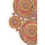 Casa si Gradina - Textile si covoare - Covoare - Covoare casa - Covor, Conceptum Hypnose, multicolor, 60x60 cm, 100% poliester, antiderapant - Infinity.ro
