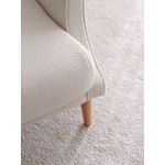 Casa si Gradina - Mobilier - Scaune si fotolii - Fotolii - Fotoliu cu aripi, Atelier Del Sofa, teddy, crem, 70x78x94 cm - Infinity.ro