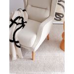 Casa si Gradina - Mobilier - Scaune si fotolii - Fotolii - Fotoliu cu aripi, Atelier Del Sofa, teddy, crem, 70x78x94 cm - Infinity.ro