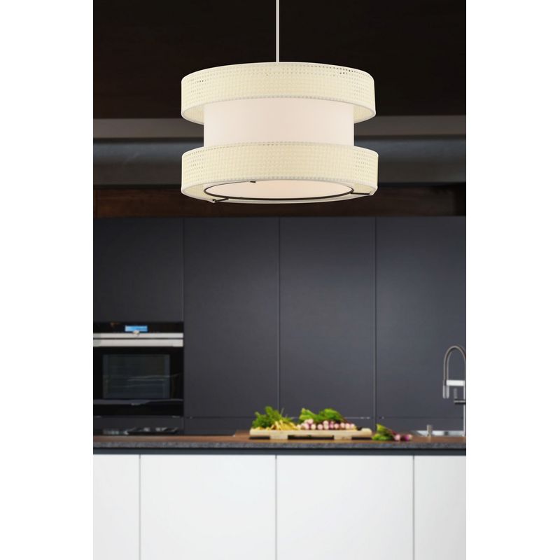 Casa si Gradina - Corpuri si surse de iluminat - Lustre si pendule - Candelabru, Opviq, metal, alb, 40x40x65 cm - Infinity.ro