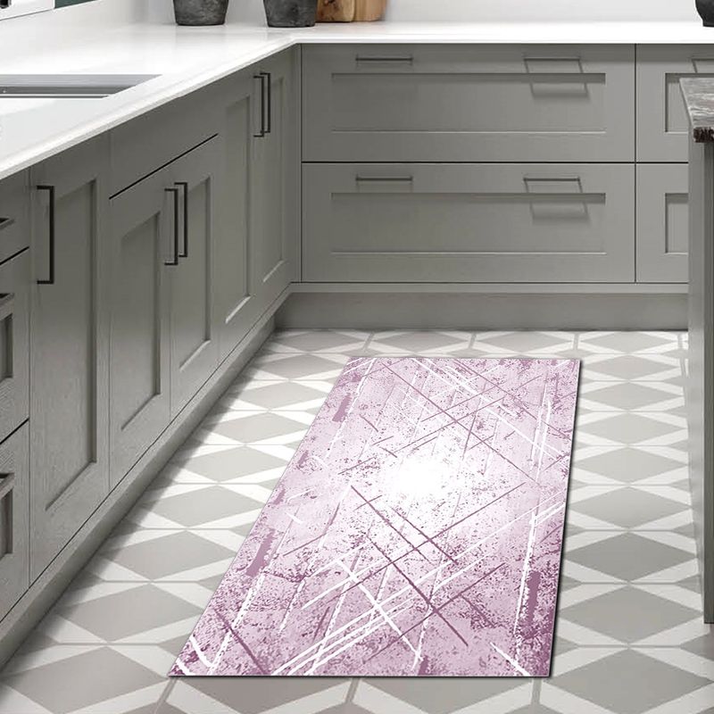 Casa si Gradina - Textile si covoare - Covoare - Covoare casa - Covor, Conceptum Hypnose, violet, 80x200 cm, 100% poliester, antiderapant, lavabil la masina, 955ANR4383 - Infinity.ro