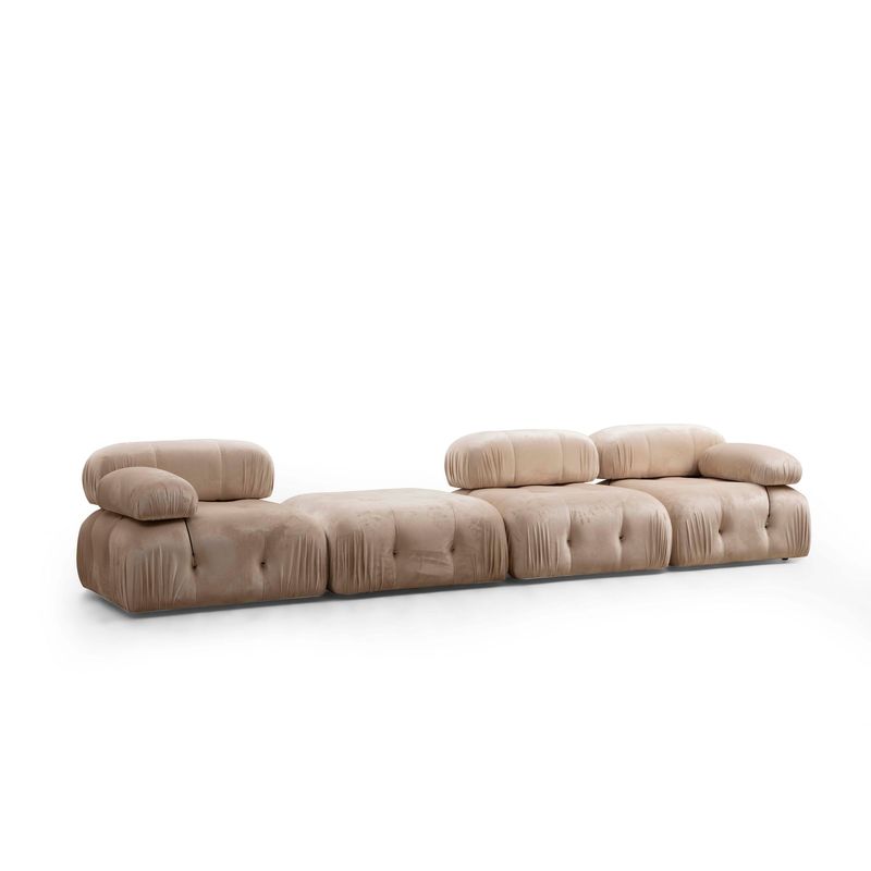 Casa si Gradina - Mobilier - Scaune si fotolii - Fotolii - Fotoliu, Hanah Home, material textil, crem, 95x95x75 cm - Infinity.ro