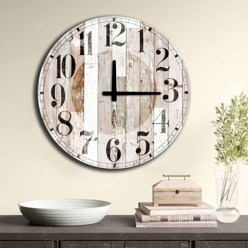 Casa si Gradina - Decoratiuni - Ceasuri - Ceas decorativ, Wallxpert, mdf, multicolor, 50 cm, 238HMA6261 - Infinity.ro